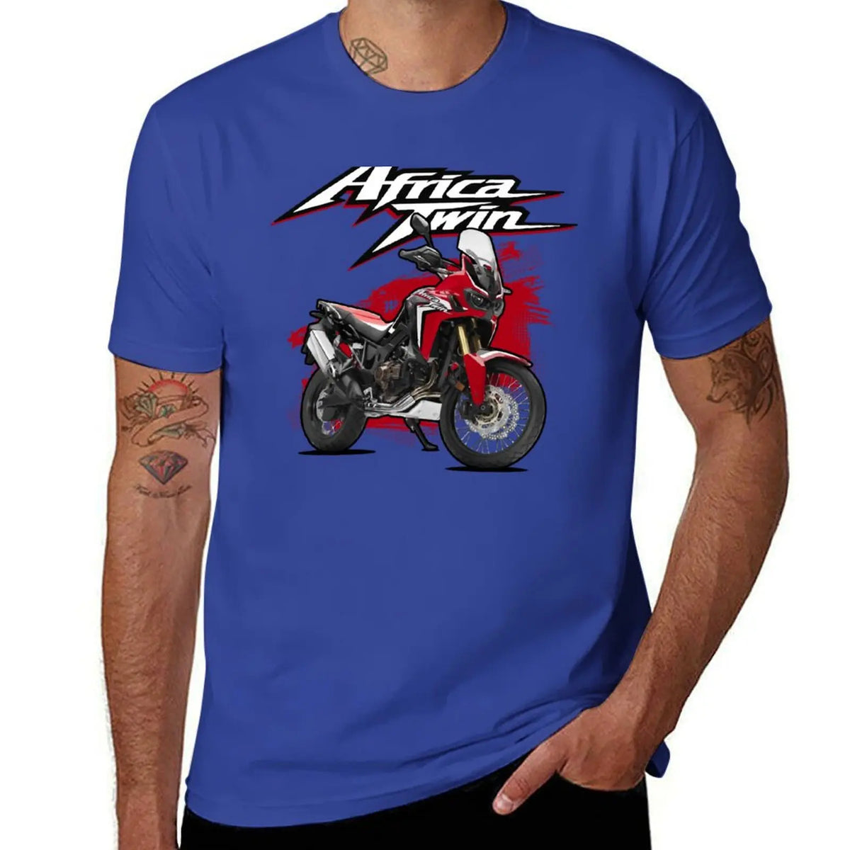 Africa Twin T-Shirt cute clothes for a boy anime clothes Men's clothing