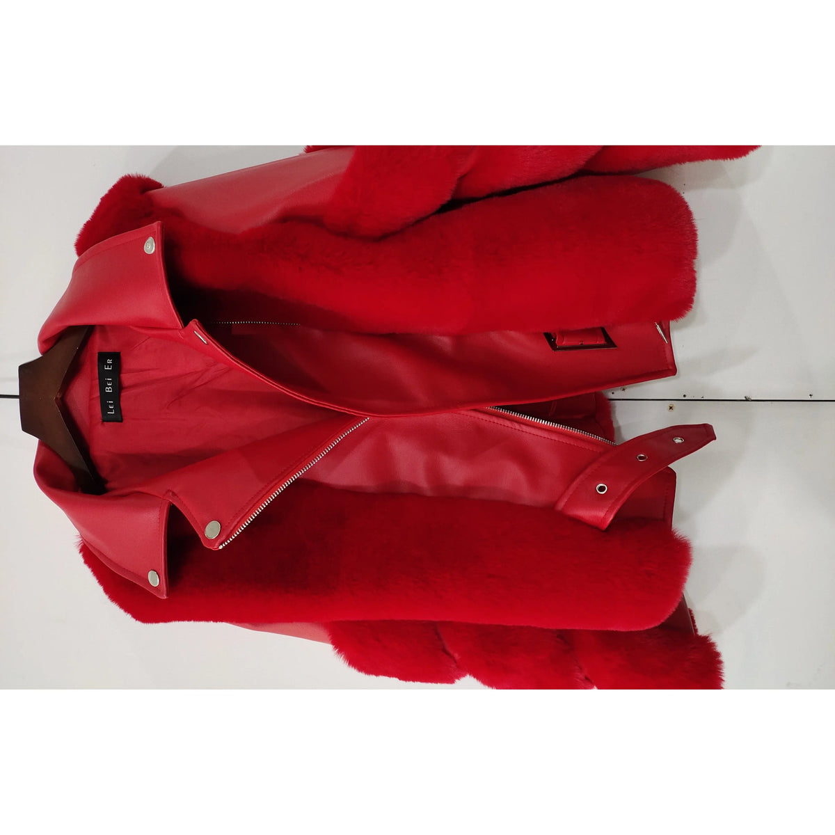 2024 Winter Chic Street Fashion Mid-length Spliced Faux Fur Coat Women Trendy Aesthetics Outfit Loose Outerwear Jackets