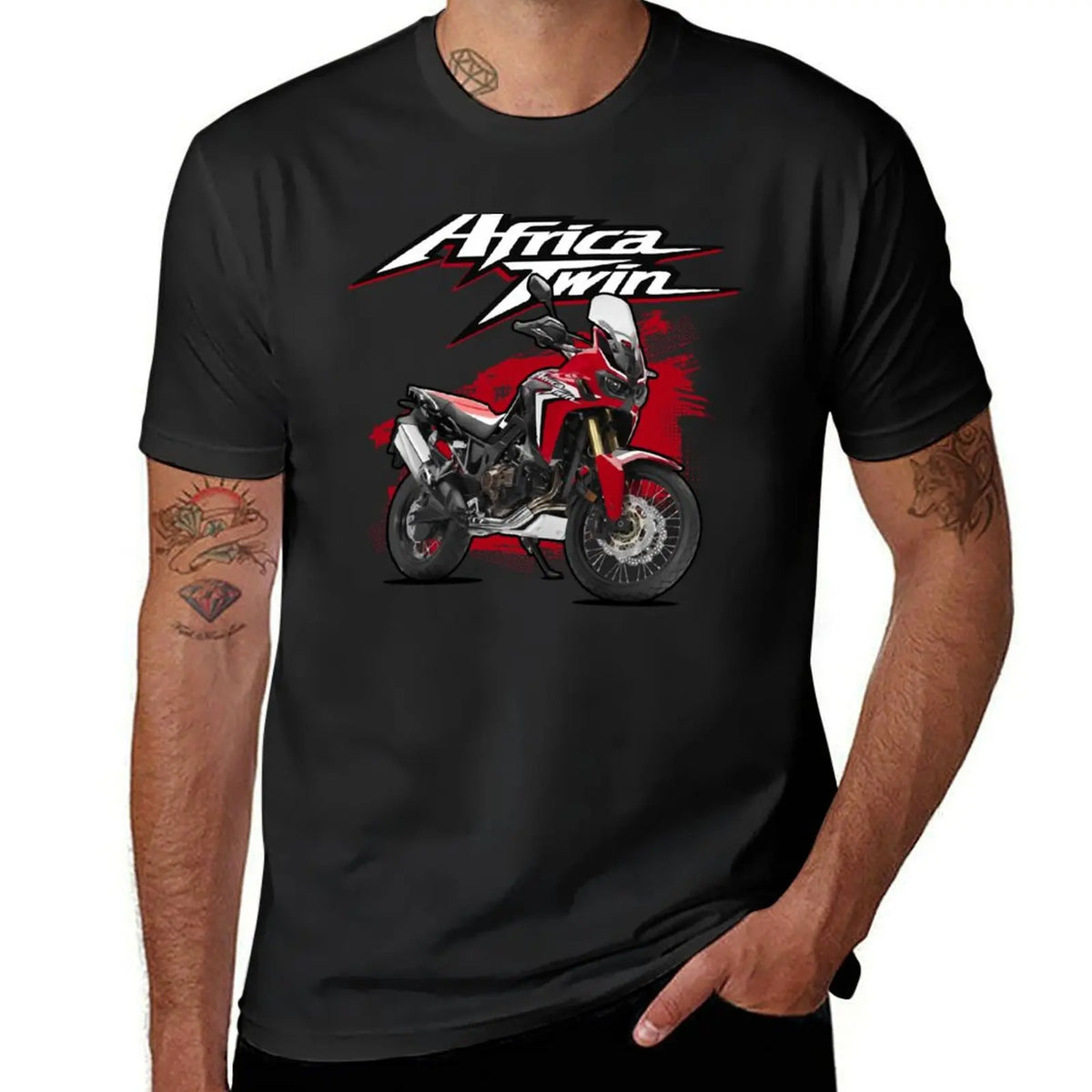 Africa Twin T-Shirt cute clothes for a boy anime clothes Men's clothing