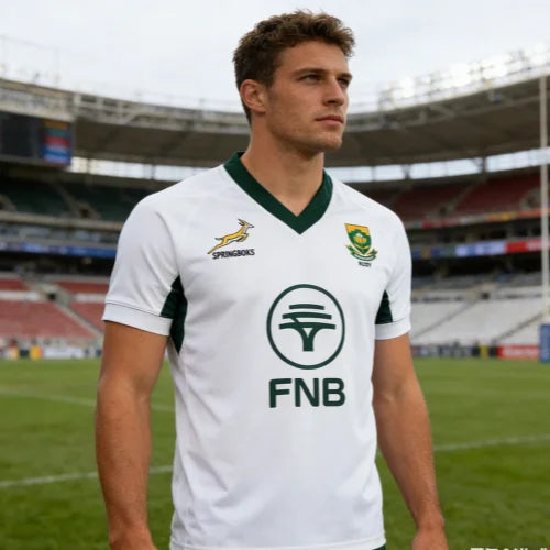 South Africa Springboks Green Gold Rugby Jersey FNB Sponsor Protea Logo Fashion Breathable Rugby Shirt for Men Family Kids Tees