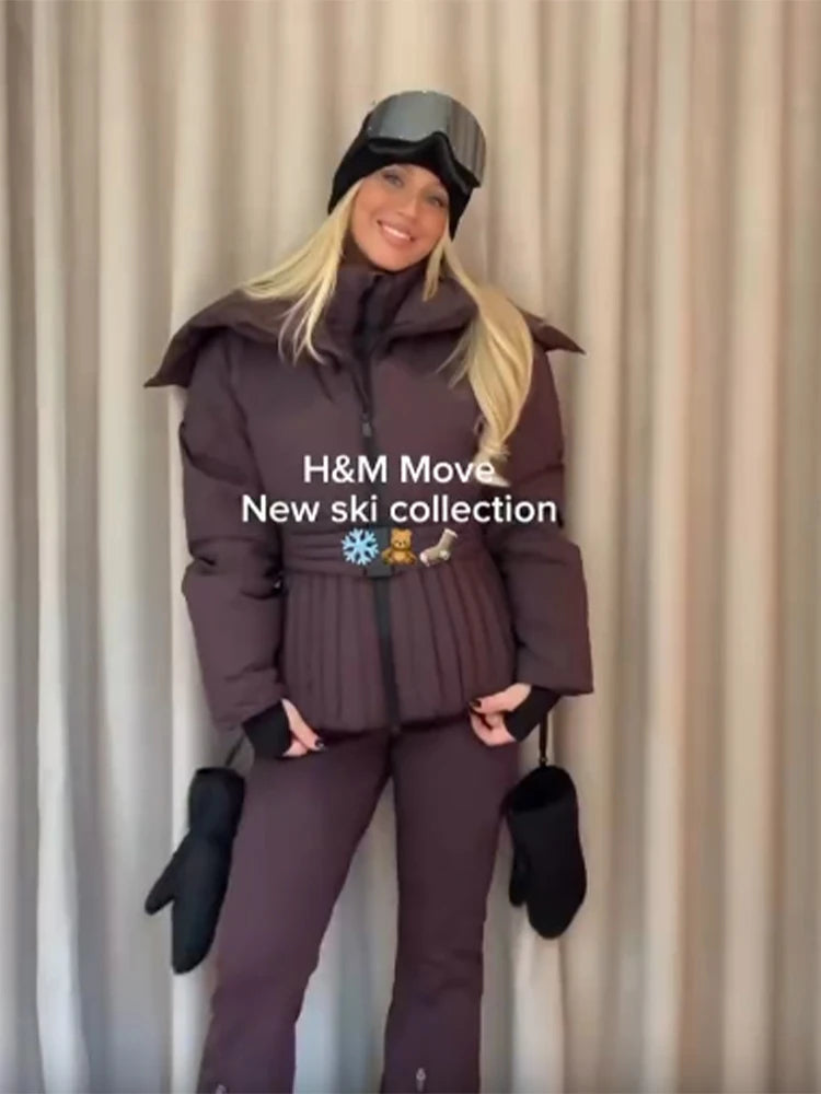 Women Casual Belted Hooded Cotton Coat Solid Full Sleeves Stand Collar Zipper Padded Jacket 2026 Lady Winter Daily Outwear New