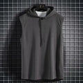 2018 Mens Sleeveless Hoodies Fashion Casual Zipper Hooded Sweatshirt Men bodybuilding tank top sporting Shirt waistcoat vest gym